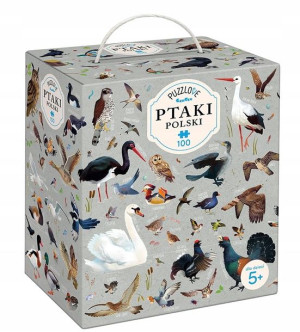 Puzzlove CzuCzu Ptaki 100 el. Puzzle dla dzieci
