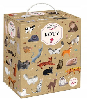 Puzzlove CzuCzu Koty 60 el. Puzzle dla dzieci