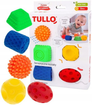 Zestaw Sensoryczne kształty 5 szt. Tullo