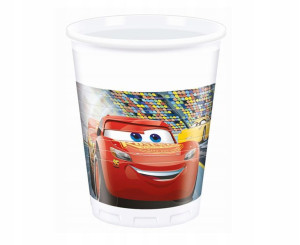 Kubeczki plastikowe Cars 3 8 szt. Godan