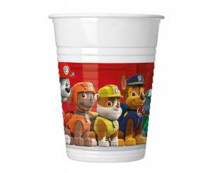Kubeczki plastikowe Psi Patrol 200 ml 8 szt. Godan
