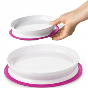 Talerzyk z silikonową przyssawką Pink 6m+ Oxo