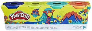 Ciastolina 4 tuby Safari 2+ Play Doh