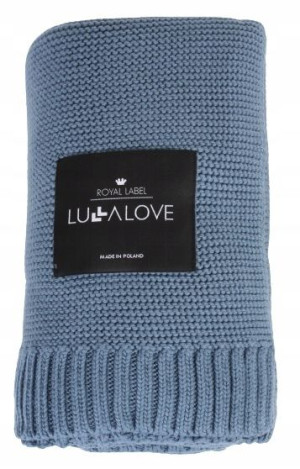 Bambusowy Kocyk 80x100 cm Petrol Lullalove