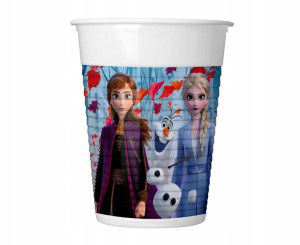 Kubeczki plastikowe Frozen 2 8szt. 200 ml Godan