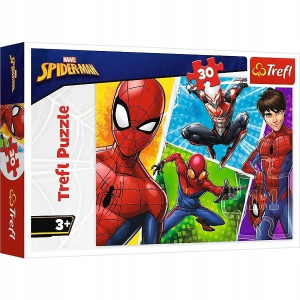 Puzzle 30 Spider-Man i Miguel 3+ Trefl