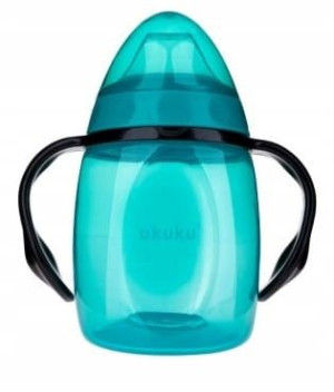 Kubek niekapek miękki ustnik 280ml 6m+ Akuku