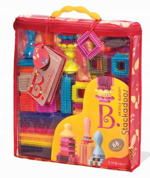 B.Toys Klocki jeżyki w torbie 68 elementów