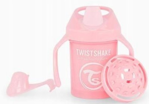 Twistshake Kubek niekapek z mikserem 230ml różowy