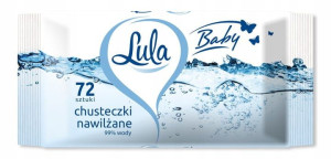 Chusteczki nawilżane 99% wody 72 szt. Lula