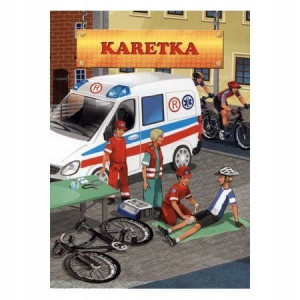 Książeczka dla dzieci Karetka Jafi