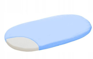 Prześcieradło do wózka frotte nieb 75x35 Olka