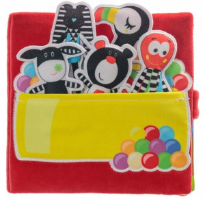 Książeczka sensoryczna Lot Balonem 18m+ Hencz Toys