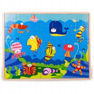 Puzzle drewniane Ocean 35 el. 3+ Top Bright