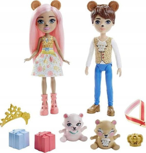 Mattel Enchantimals Para królewska Bear