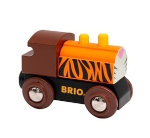 Brio Drewniana lokomotywa Tygrys 3+