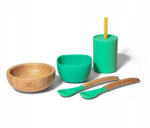 Avanchy Zestaw Obiadowy dla dziecka Green 6m+