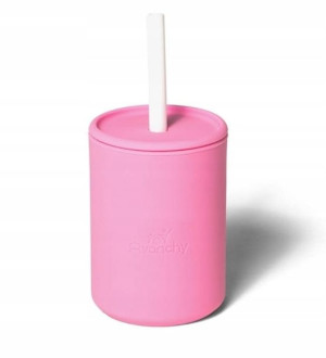 Avanchy Silikonowy Kubeczek dla Dziecka Pink 6m+