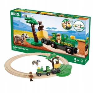 Brio World Kolejka Drewniana Safari