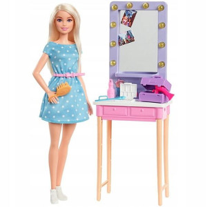 Barbie Big City Big Dreams Lalka Malibu Toaletka