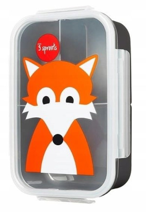 3 Sprouts Lunchbox Bento Lis Grey