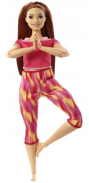 Barbie Made to Move gimnastyczka różowa 3+ Mattel