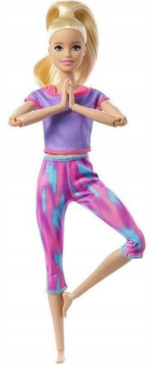 Barbie Made to Move gimnastyczka fiolet 3+ Mattel