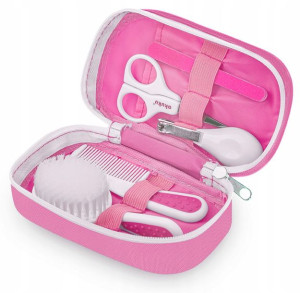 Akuku Duży zestaw manicure dla dzieci 9el. + Etui