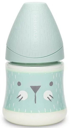 Suavinex Butelka Hygge Kotek miętowy 150 ml 0m+