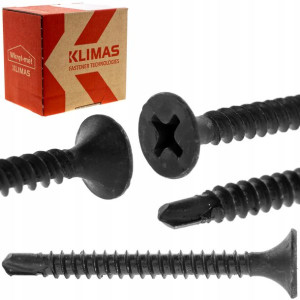 Wkręty samowiercące do gk regipsu 3,5x25mm 1000szt
