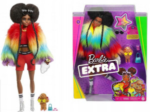 Barbie Lalka Extra + zwierzątko Piesek Pudelek 3+