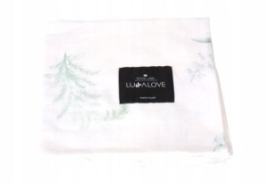 Otulacz muślinowy 100x100 cm Herbs Blue Lullalove
