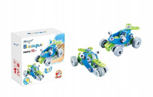 Build & Play Inżynier Wyścigówka 2w1 52 el. 3+