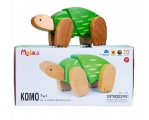 Klocki drewniane Komo 7w1 3+ Malblo