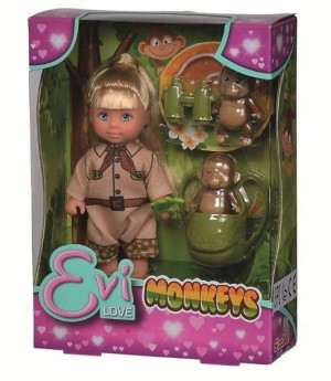 Evi z małpkami 3+ Simba