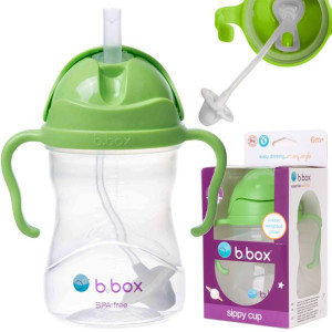 Innowacyjny Bidon Słomka Jabłkowy 240ml 6m+ B.Box