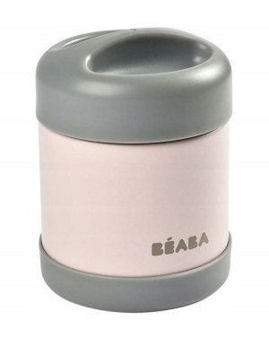 Termos obiad stal nierdzewna mist/pink 300ml Beaba