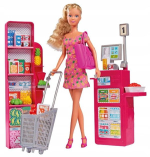 Steffi Lalka w supermarkecie 3+ Simba