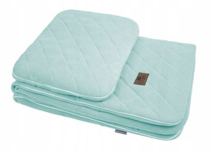 Kocyk welurowy z poduszką Royal Baby Ocean Mint Sl