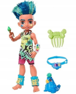 Cave Club Lalka Slate + zwierzątko 4+ Mattel
