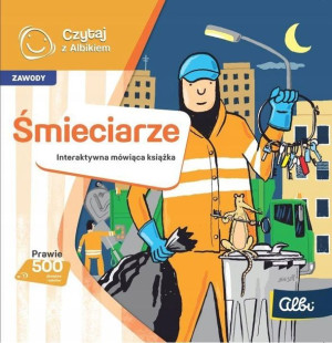 Czytaj z Albikiem Książka interaktywna Śmieciarze