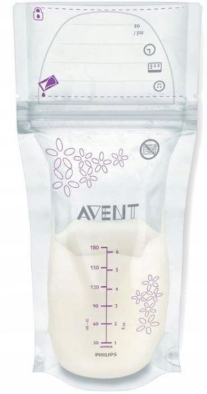 Torebki do przechowywania pokarmu 25szt 180ml Aven