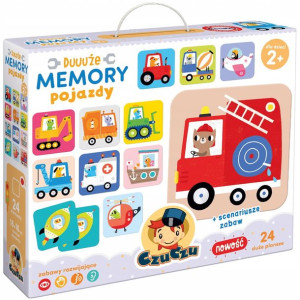 Duuuże Memory Pojazdy 2+ CzuCzu
