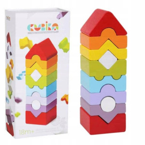 Drewniana Mini Wieżyczka LD-10 18m+ Cubika