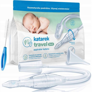 Aspirator Katarek Travel 2w1 do odkurzacza i ustny