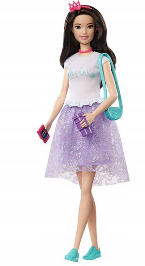 Barbie lalka Przygoda Księżniczka brunetka 3+ Matt