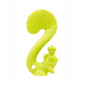 Gryzak Zabawka Squirrel Green Zielony Mombella