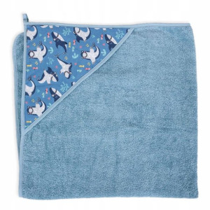 Ręcznik dla niemowlaka Printed Line Shark Ceba