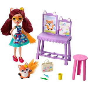 Pracownia malarska Lalka Felicity Fox Mattel