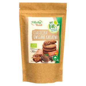 Mieszanka na ciasteczka owsiane kakaowe b/c Vitally Food BIO, 240g
